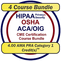 HIPAA OSHA ACA OIG CME Bundle